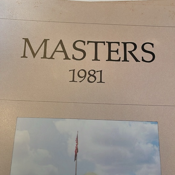 1981 Masters book - Picture 8 of 11